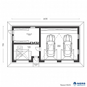 Планировки: Проект гаража M470 